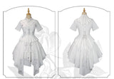 Foggy Thorns ~ Military Style Short Sleeve Lolita Dress by YLF