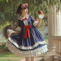Miss Snow ~ Royal Princess Short Sleeve Lolita Dress by Yomi