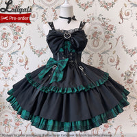 Hot Girl ~ Punk Style Lolita JSK Dress Plaid Mini Dress by Alice Girl ~ Pre-order