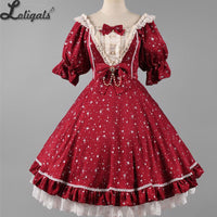 Galaxy in Summer ~ Classic Short Sleeve Lolita Dress by Strawberry Witch