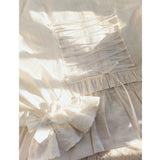 Long Sleeve Peter Pan Collar Top White Lolita Blouse
