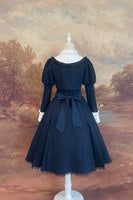 Green College ~ Preppy Style Long Sleeve Lolita Dress by Alice Girl ~ Pre-order