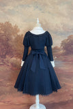 Green College ~ Preppy Style Long Sleeve Lolita Dress by Alice Girl ~ Pre-order