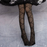 Thorns' Dream ~ Gothic Lolita Tights Sheer Summer Pantyhose by Yidhra
