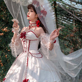 Rose Queen ~ Sweet Lolita JSK Dress for Wedding by YLF