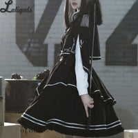 Thorns War ~ Military Style Lolita Skirt & Cape Uniform Set by YLF