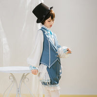Alice Detective Agency ~ Vintage Ouji Lolita Vest / Shorts by YLF