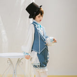 Alice Detective Agency ~ Vintage Ouji Lolita Vest / Shorts by YLF