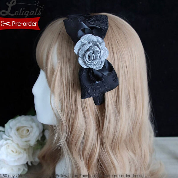 Wind Song ~ Sweet Lolita Headband with Rosette by Alice Girl ~ Pre-order