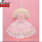 Candy Cat ~ Sweet Lolita Salopette Dress by Alice Girl ~ Pre-order