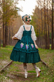 Grape Manor ~ Sweet Lolita JSK Dress Country Style Cotton Dress by Infanta