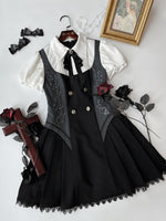 London Girl ~ Cool Lolita Dress with Detachable Sleeves by Alice Girl ~ Pre-order