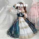 The Night of Light ~ Vintage Sleeveless Lolita Dress by Yomi