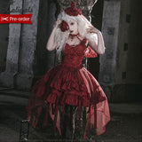 Bleeding Rose ~ Gothic Lolita Corset Top & Skirt Set by Alice Girl ~ Pre-order