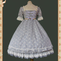 Afternoon Tea ~ Sweet Cotton Lolita OP Dress by Infanta