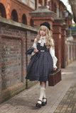 Lost in Fog ~ Cool Plaid Lolita JSK Dress by Infanta