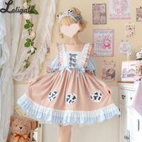 The Shepherd ~ Sweet Short Sleeve Dress Casual Lolita Dress by Yomi
