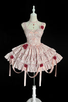 Bleeding Rose ~ Gothic Lolita Corset Top & Skirt Set by Alice Girl ~ Pre-order