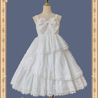 The Light of Dawn ~ Classic Lolita JSK Dress Cotton Party Dress by Infanta