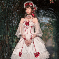 Rose Queen ~ Sweet Lolita JSK Dress for Wedding by YLF