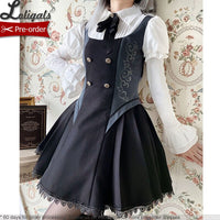 London Girl ~ Cool Lolita Dress with Detachable Sleeves by Alice Girl ~ Pre-order