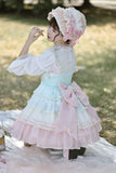 Tiered Rainbow ~ Sweet Lolita JSK Dress by Alice Girl ~ Pre-order