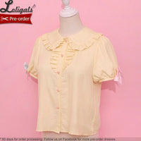 Candy Cat ~ Sweet Peter Pan Collar Lolita Shirt by Alice Girl ~ Pre-order