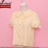 Candy Cat ~ Sweet Peter Pan Collar Lolita Shirt by Alice Girl ~ Pre-order