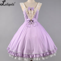 Galaxy in Summer ~ Classic Lolita JSK Dress Summer Chiffon Dress by Strawberry Witch