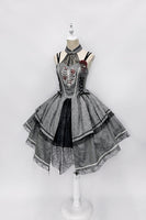 Broken Heart ~ Gothic Lolita Dress Asymmetrical Midi Party Dress by Alice Girl ~ Pre-order