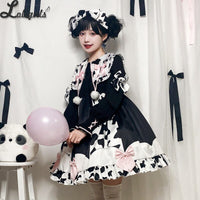 The Cow's Land ~ Sweet Long Sleeve Lolita Dress by Yomi