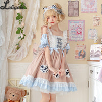 The Shepherd ~ Sweet Short Sleeve Dress Casual Lolita Dress by Yomi
