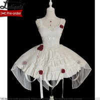 Bleeding Rose ~ Gothic Lolita Corset Top & Skirt Set by Alice Girl ~ Pre-order