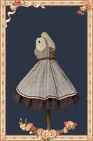 Officer of the Law ~Cool Plaid Lolita JSK Dress by Infanta