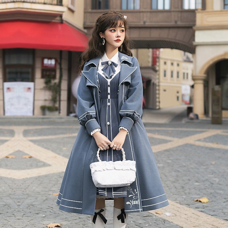 The Book of Lie ~ Elegant Military Style Lolita JSK Dress / Women's Coat