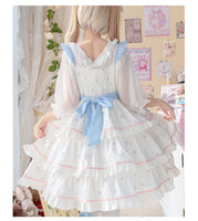 Peach Mousse ~ Sweet Tiered Lolita JSK Dress by Yomi