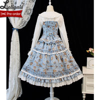 Bluberry & Rabbit ~ Sweet Country Style Lolita JSK Dress by Alice Girl ~ Pre-order