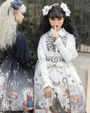 Black Fairy Tale ~ Gothic Lolita JSK Dress w. Long Sleeve Blouse by YLF