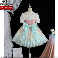 Tiered Rainbow ~ Sweet Lolita JSK Dress by Alice Girl ~ Pre-order