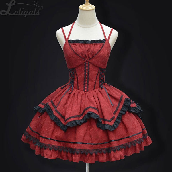 River Seine ~ Gothic Lolita Corset Dress w. Shrug Top