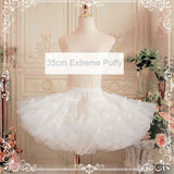 Mini A line Petticoat 35cm White Organza Pettiskirt Short Underskirt