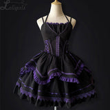 River Seine ~ Gothic Lolita Corset Dress w. Shrug Top