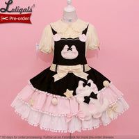 Candy Cat ~ Sweet Lolita Salopette Dress by Alice Girl ~ Pre-order