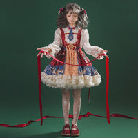 Clara Merry Christmas ~ Sweet Printed Lolita JSK Dress by YLF