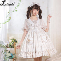 The Alice Rabbit ~ Sweet Short Sleeve Lolita Dress by Yomi