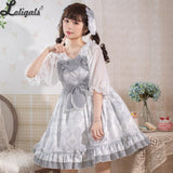 Alice Rabbit ~ Sweet Casual Lolita JSK Dress by Yomi