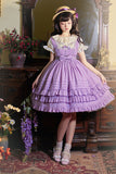 Miss Nelly ~ Classic Casual Lolita JSK Dress with Embroidered Flowers