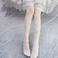 Thorns' Dream ~ Gothic Lolita Tights Sheer Summer Pantyhose by Yidhra