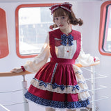 Fruit & Bear ~ Sweet Short Lolita Skirt Suspender Skirt by Yomi