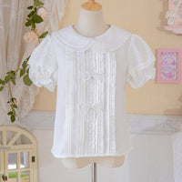 Chocolate Ring ~ Sweet Lolita JSK Dress/ Short Sleeve Blouse by Yomi